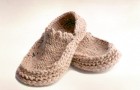 Handmade Knit Crochet Slippers
