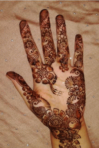 Latest Mehndi Design on Hand 201x300 Latest Mehndi designs for Eid and Wedding