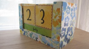 Handmade Perpetual Calendar