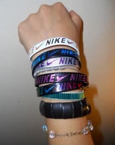 Handmade Nike sports bracelets