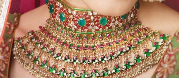 Indian handmade Kundan bridal jewelry