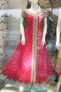 Gold red - Handmade dress