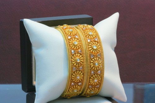 Handmade Gold Bangles