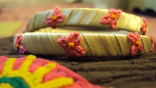 Handmade Ribbon Bangles