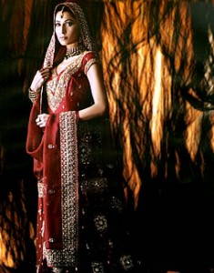 Maroon Nimbus - bridal dress