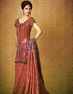 Rubi Red Morgon - Hand crafted Dress