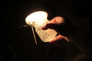 Charging the Glowing Jar