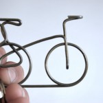 Handmade Bicycle Keychain made of Wire