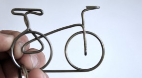 Handmade Bicycle Wire Keychain