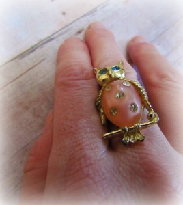 Beautiful Button Ring