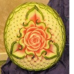 Carved Watermelon Flower