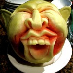 Carved Watermelon Humpty Dumpty
