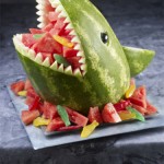 Carved Watermelon Shark
