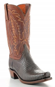 Mens Lucchese Lizard Boots