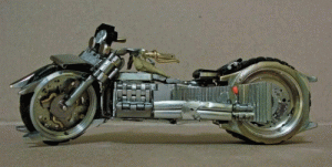 MotoCycle Made from Watch Pieces