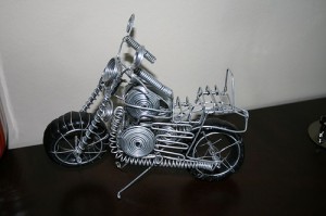 Motorbike Made from Wires