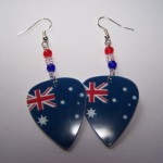 Support and Wear Australian Team Flag Earrings