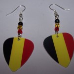 Support and Wear Belgium Team Flag Earrings