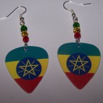 Support and Wear Ethiopian Team Flag Earrings