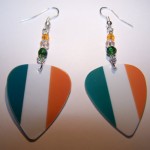 Support and Wear Ireland Team Flag Earrings