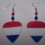 Support and Wear Luxembourg Team Flag Earrings