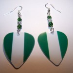 Support and Wear Nigerian Team Flag Earrings