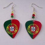 Support and Wear Portugal Team Flag Earrings