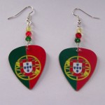 Support and Wear Portugal Team Flag Earrings