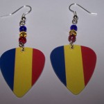 Support and Wear Romanian Team Flag Earrings