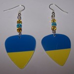 Support and Wear Ukraine Team Flag Earrings
