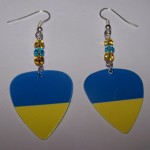 Support and Wear Ukraine Team Flag Earrings