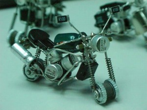 Transistor and Circuit Motorbike Tiny Model