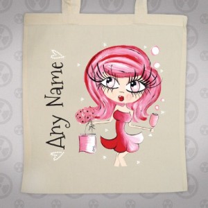 Claireabella Valentines Canvas Bag