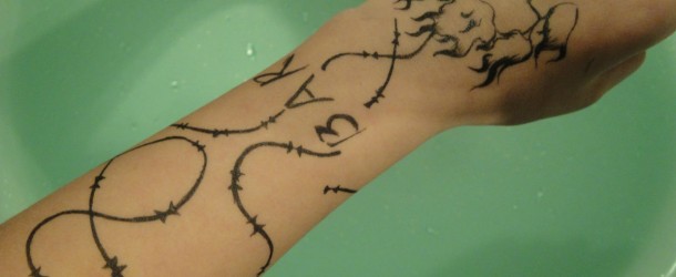 How to Make Hitman Reborn Dino Tattoo?