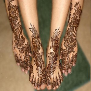 Hand and Feet Bridal Mehndi Designs