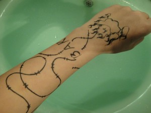 How to Make Hitman Reborn Dino Tattoo
