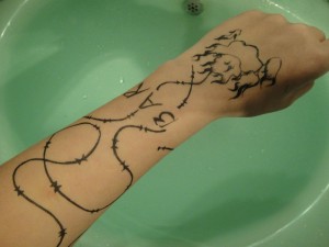 How to Make Hitman Reborn Dino Tattoo