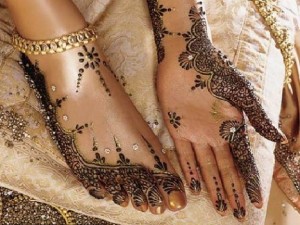 Latest Hands and Feet Hina Designs
