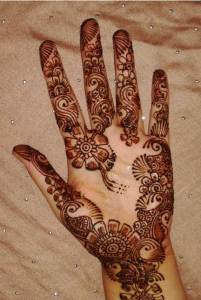 Latest Mehndi Designs on Hand