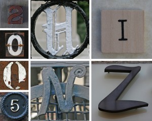 Photographic Compilation of Letters