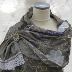 Antique Lace Ambelishment Scarves