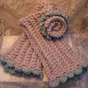 Hand Knitted Olga Scarves