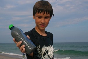 Bottle filled with Sand