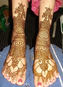 Dulhan Feet Mehndi Design