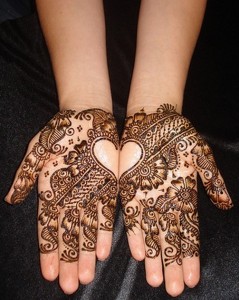 Floral Front hand Mehndi Design