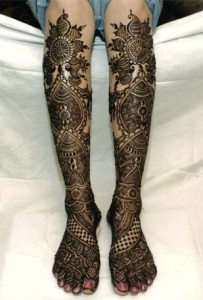 Knee high Bridal Feet Design