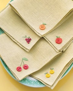 Handmade Fruit Napkins