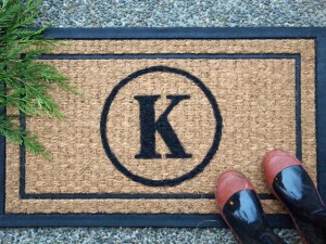 Monogrammed Doormat