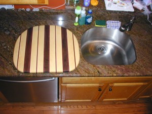 Sink with Cutting Board