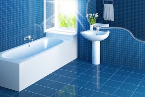 Blue Tiles Bathroom